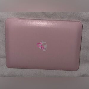 Pink Glossier Laptop - Compact Portable Mirror